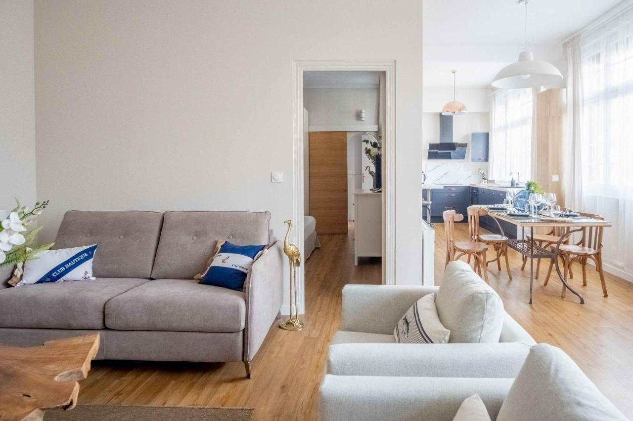 Elegant Appartement En Plein Coeur De Cabourg - Les Locations De Proust Exteriör bild